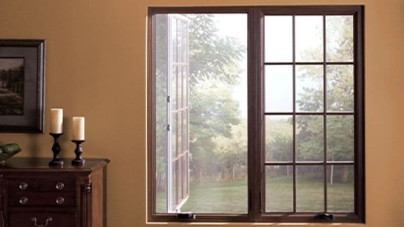 Casement Low profile with single-lever locking handle controls. Dual weather-stripping system with compression and primary weather seals to protect against drafts.
